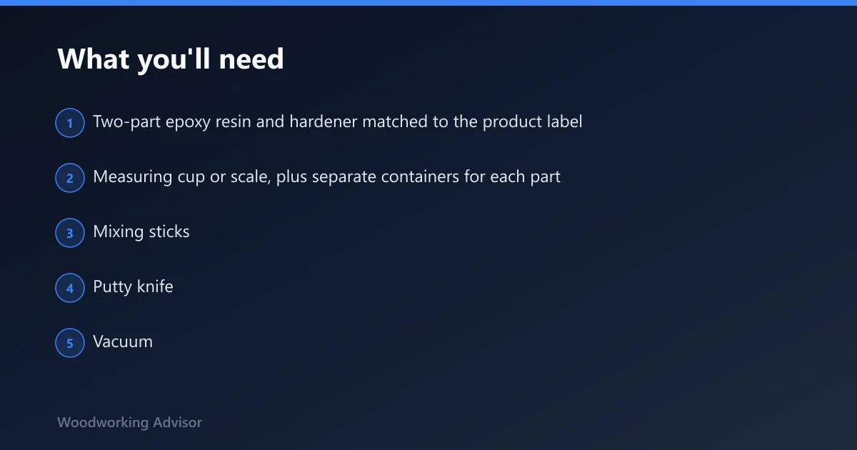 Steps: What you'll need