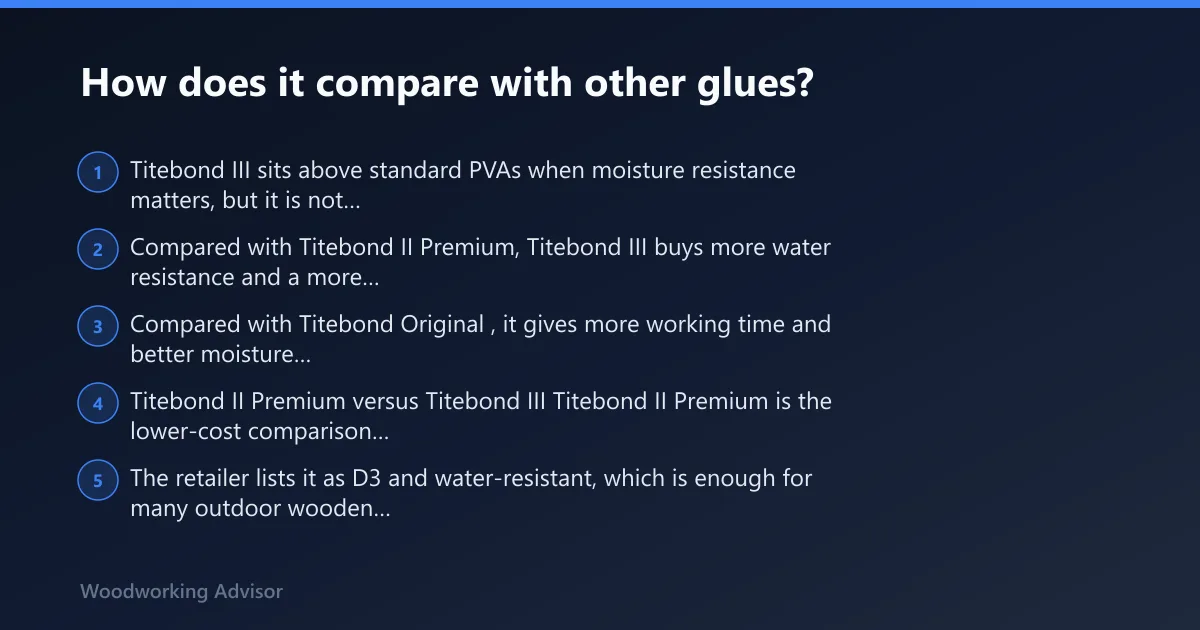 Steps: How does it compare with other glues?