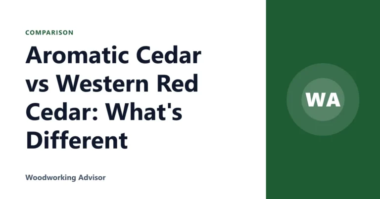 Aromatic Cedar vs Western Red Cedar: What's Different