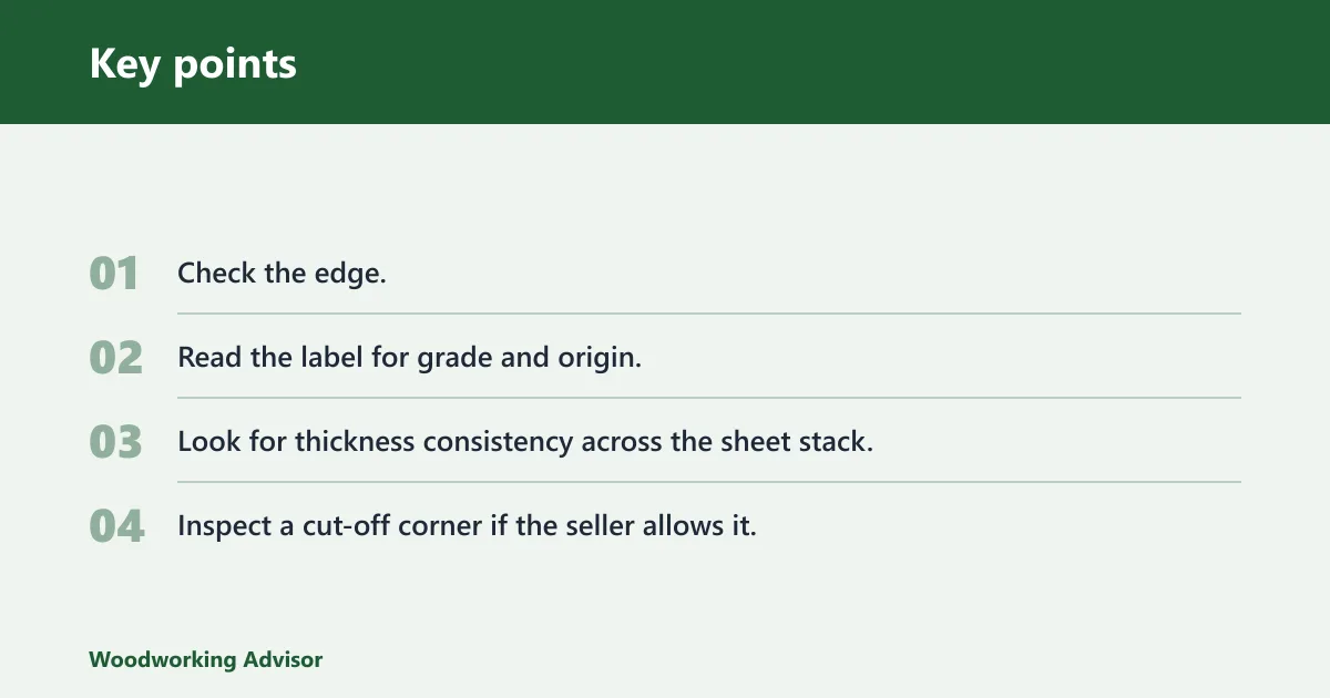 Key points: What makes Baltic birch different from regular plywood?