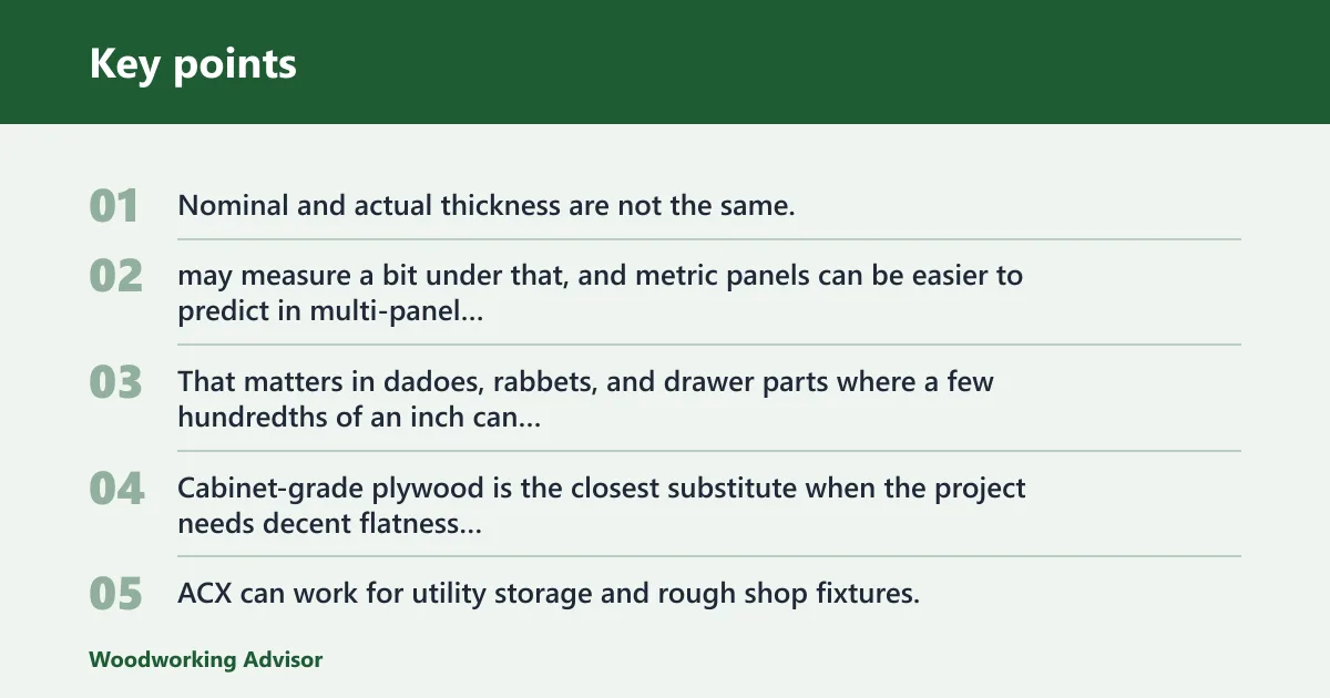 Key points: Baltic birch vs cheaper plywood