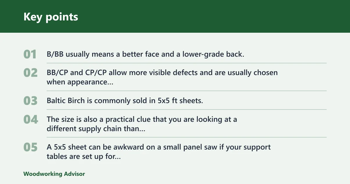 Key points: What do grades and sheet sizes mean?