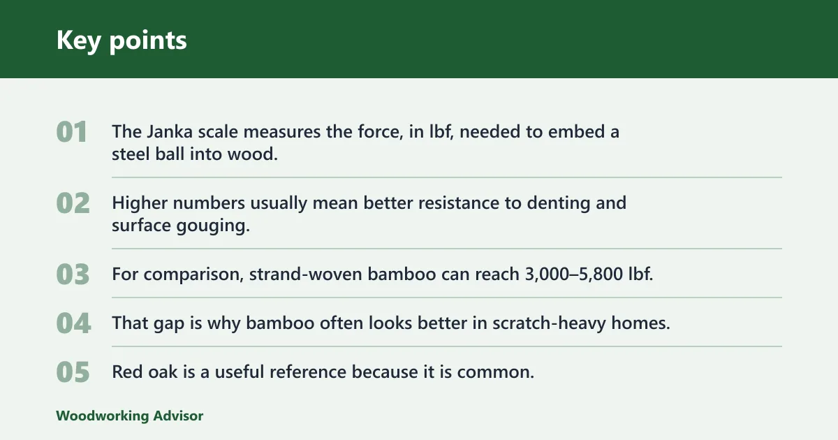Key points: Which floor scratches less from pet claws, bamboo or hardwood?