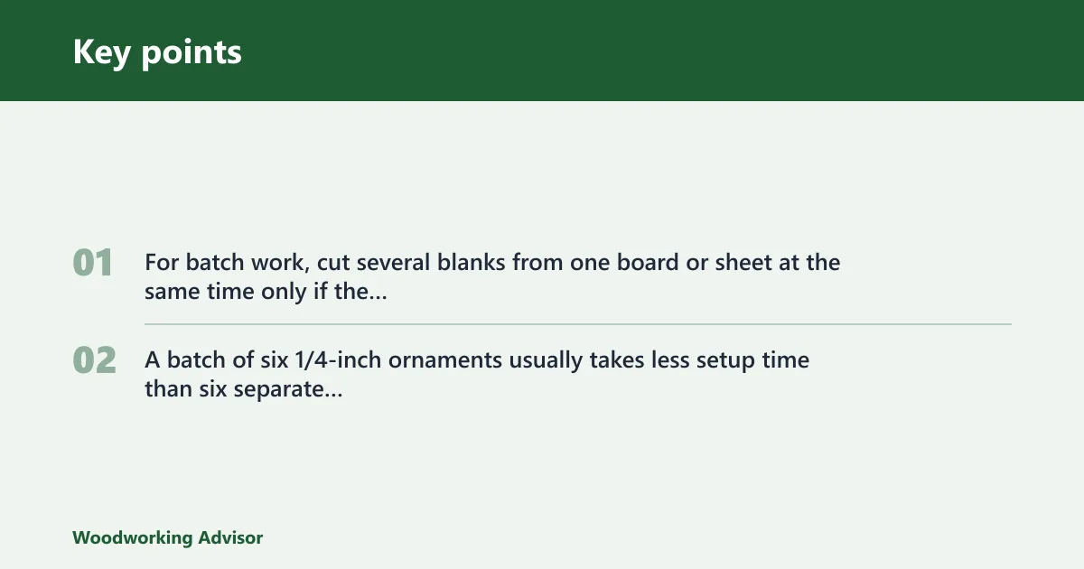 Key points: Christmas project matrix