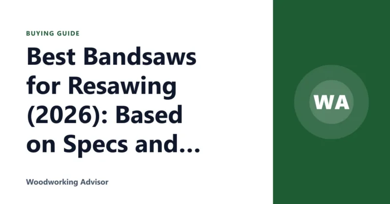Best Bandsaws for Resawing (2026): Based on Specs and Reviews