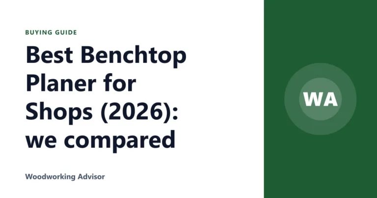 Best Benchtop Planer for Shops (2026): we compared