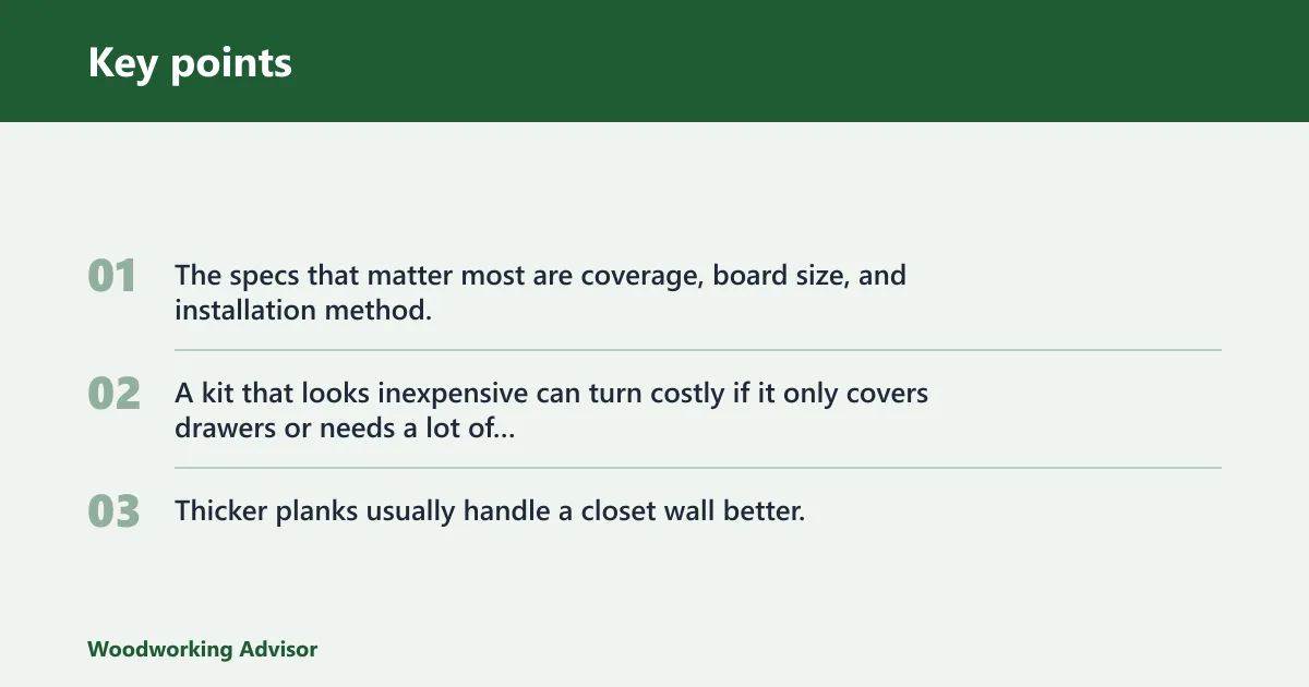 Key points: Quick comparison