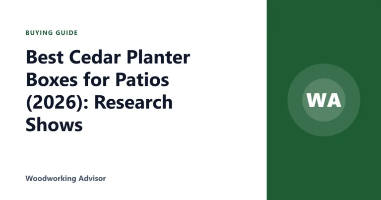 Best Cedar Planter Boxes for Patios (2026): Research Shows