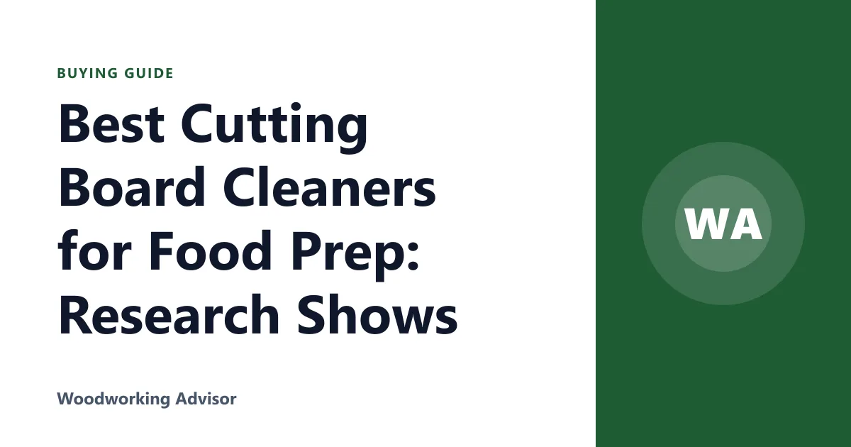 Best Cutting Board Cleaners for Food Prep: Research Shows