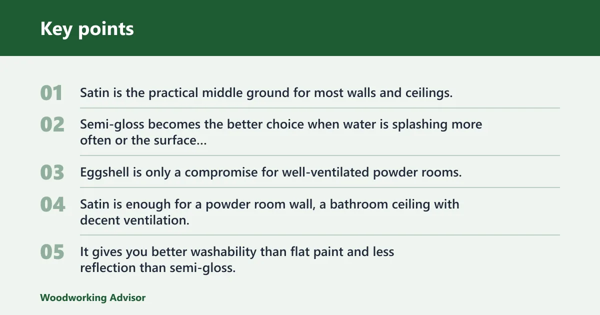 Key points: What is the best paint for a humid bathroom?