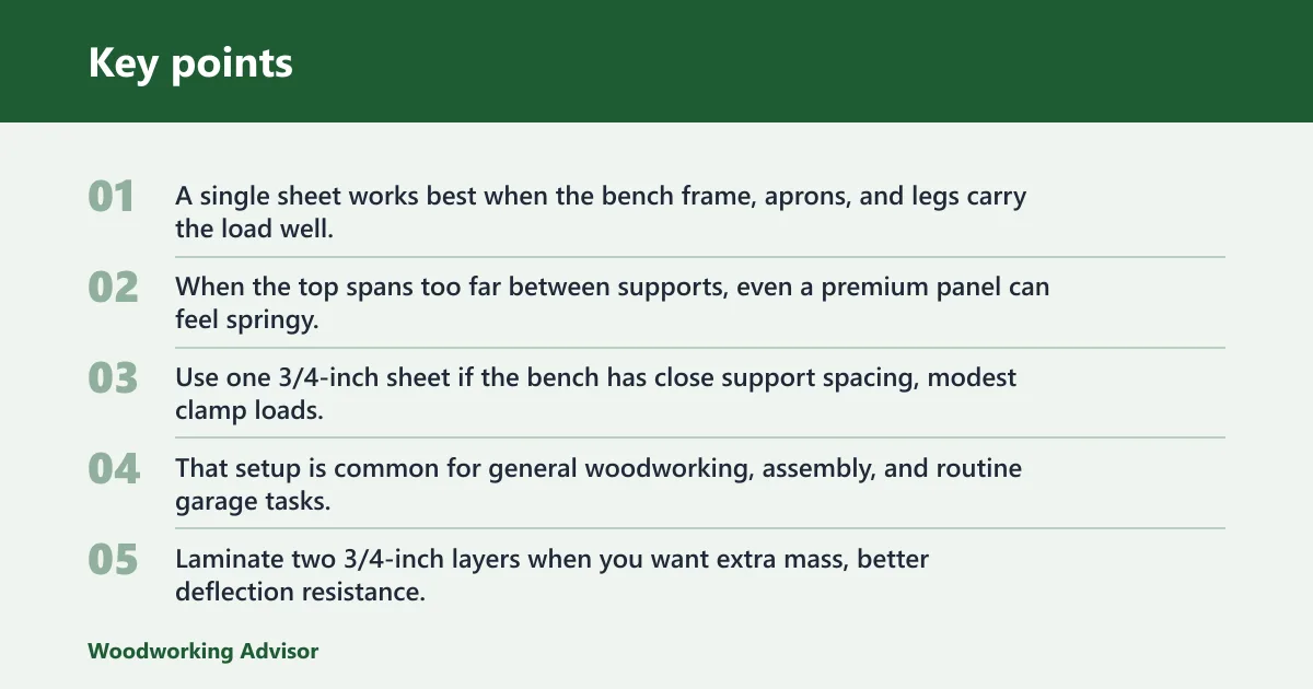 Key points: What thickness should you buy?