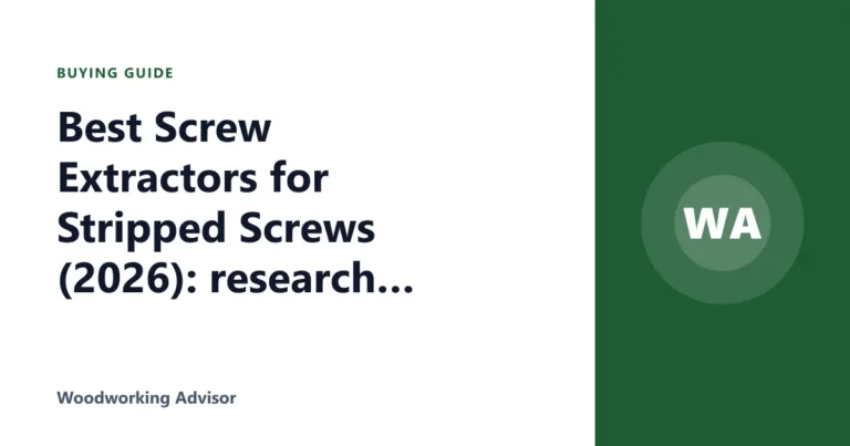 Best Screw Extractors for Stripped Screws (2026): research shows