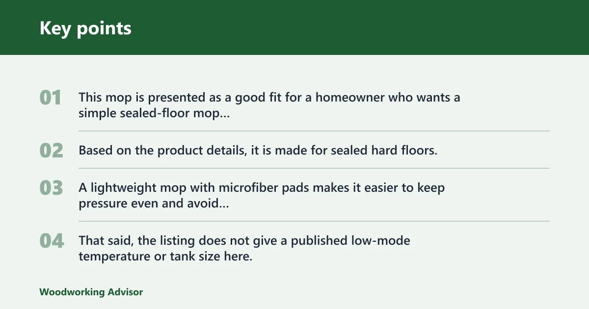 Key points: Shark Professional Steam Pocket Mop S3601: best for light control