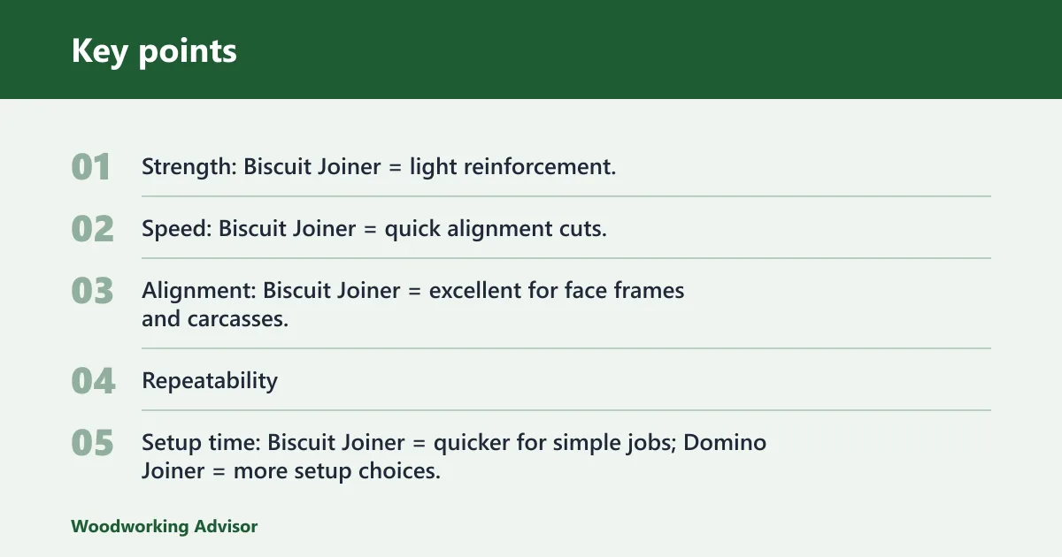 Key points: Joiner buyer matrix