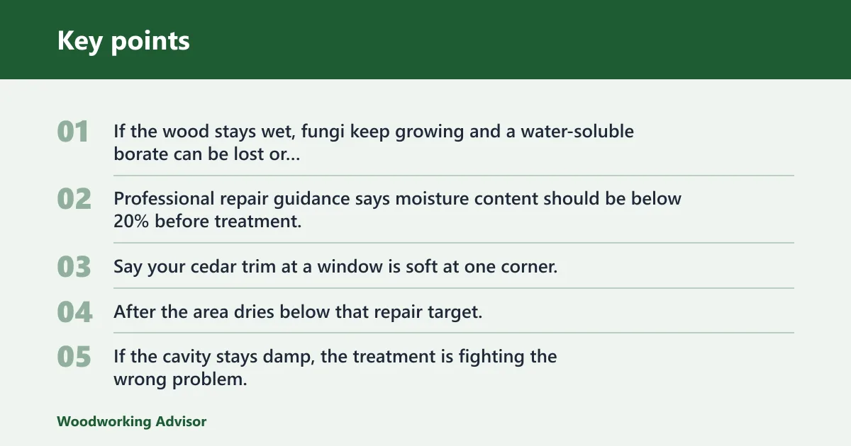 Key points: How does borate treatment work?