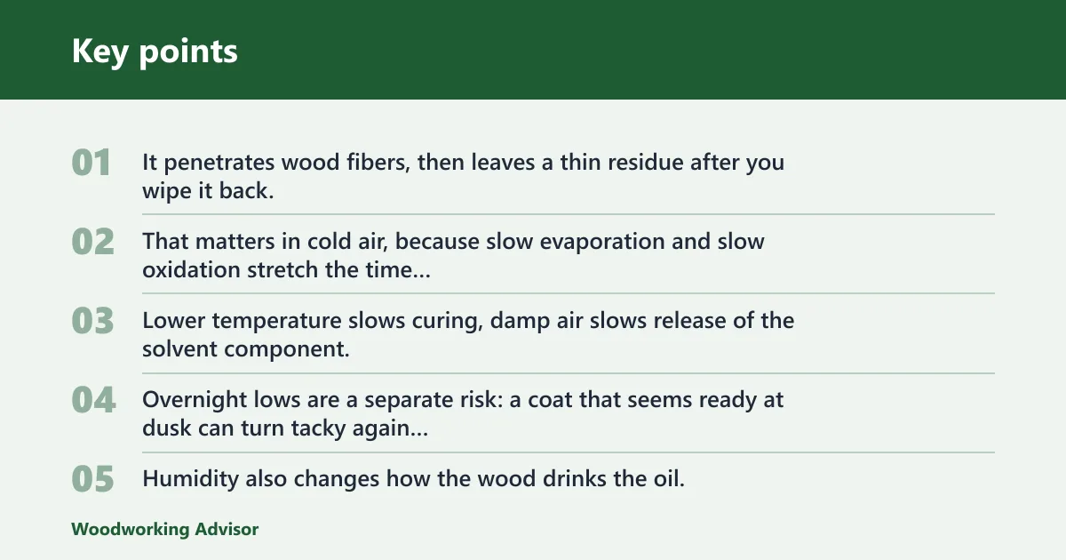 Key points: Cold-weather behavior