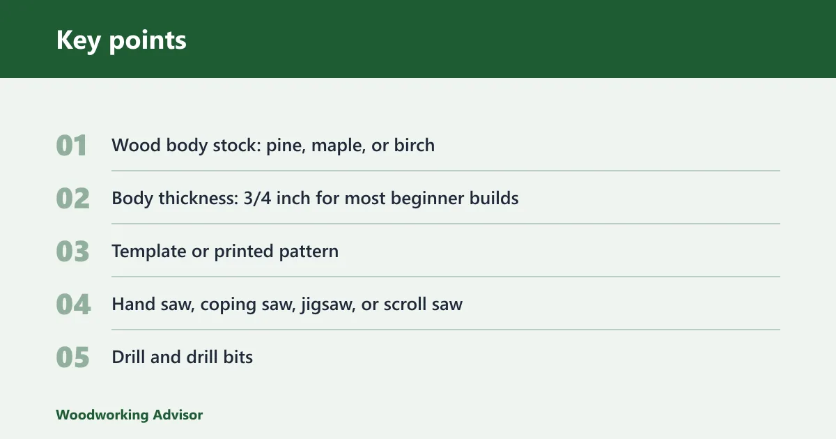 Key points: What you’ll need