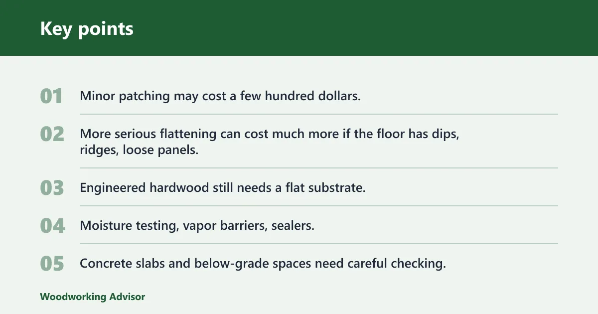 Key points: What extra costs should you budget for?