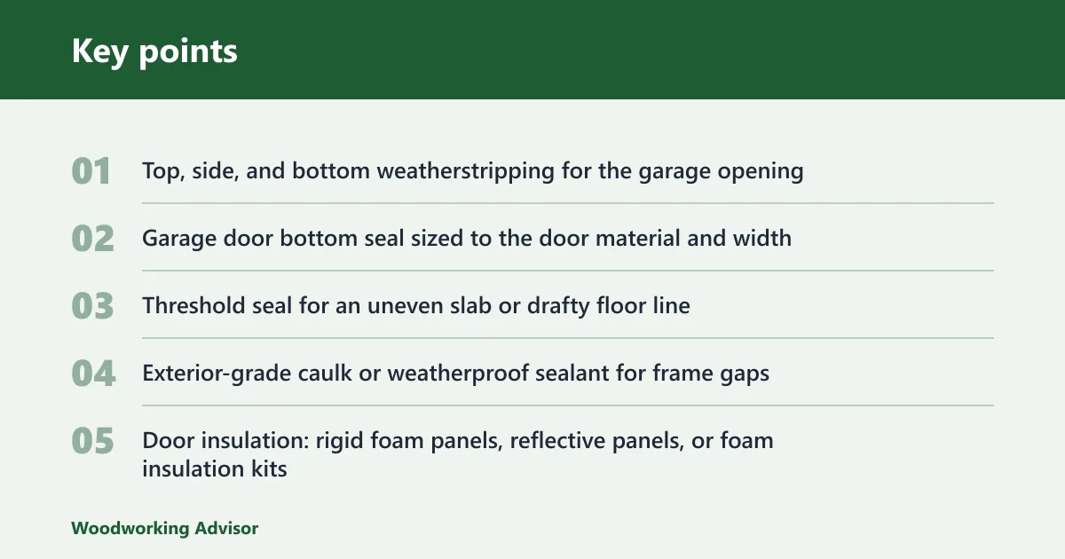 Key points: What you'll need