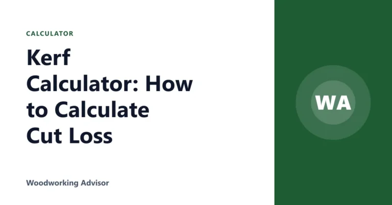 Kerf Calculator: How to Calculate Cut Loss