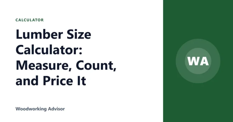 Lumber Size Calculator: Measure, Count, and Price It