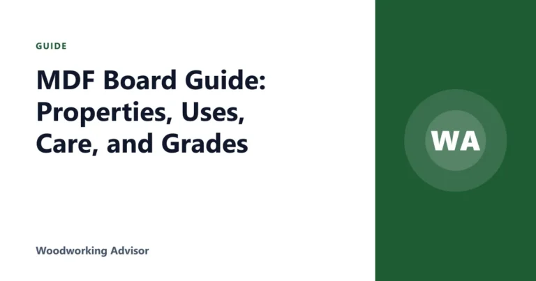 MDF Board Guide: Properties, Uses, Care, and Grades