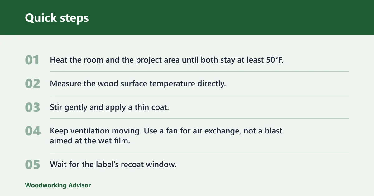 Quick steps: Minwax polyurethane application steps