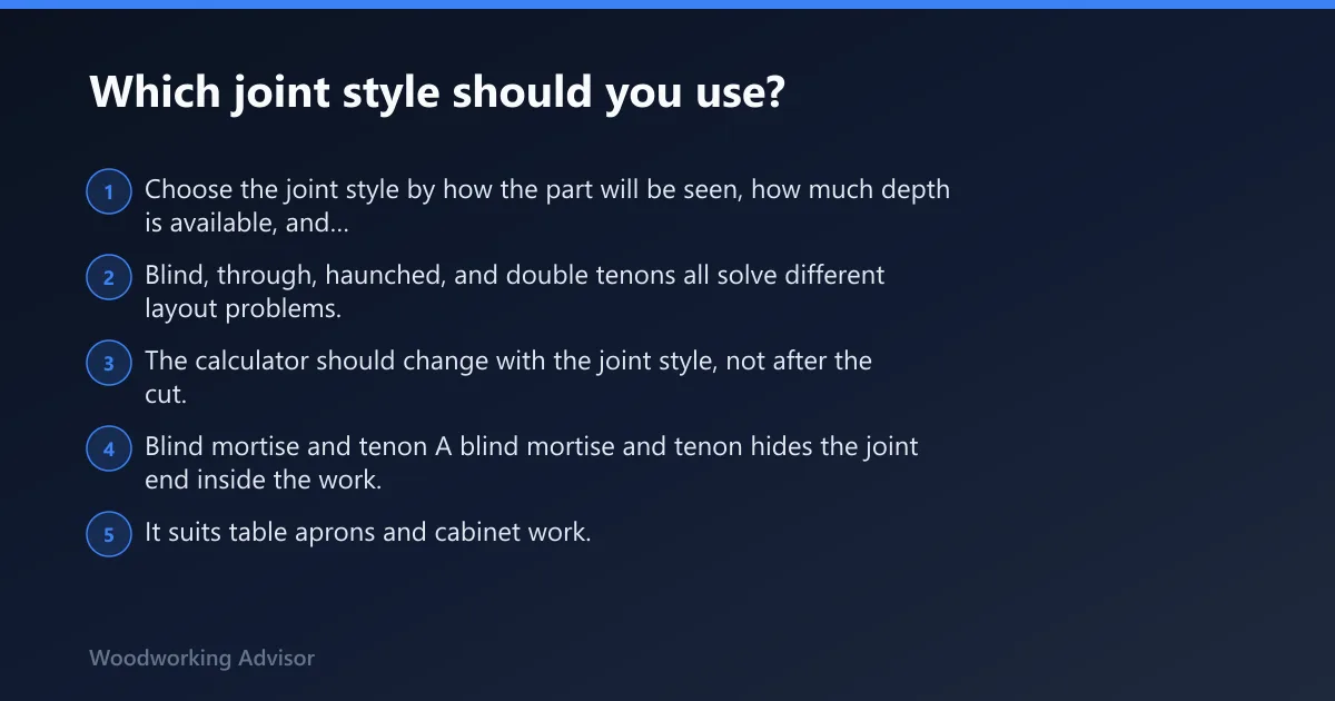 Steps: Which joint style should you use?