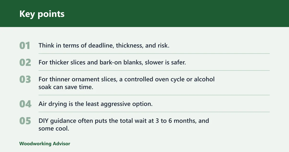 Key points: Which drying method should you use?