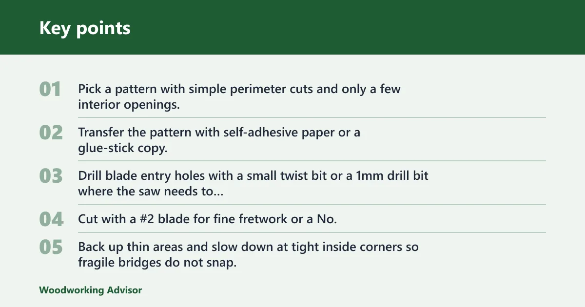 Key points: How do you cut and finish one fast?