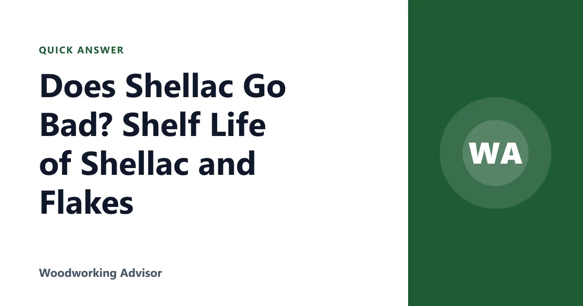 Does Shellac Go Bad? Shelf Life of Shellac and Flakes