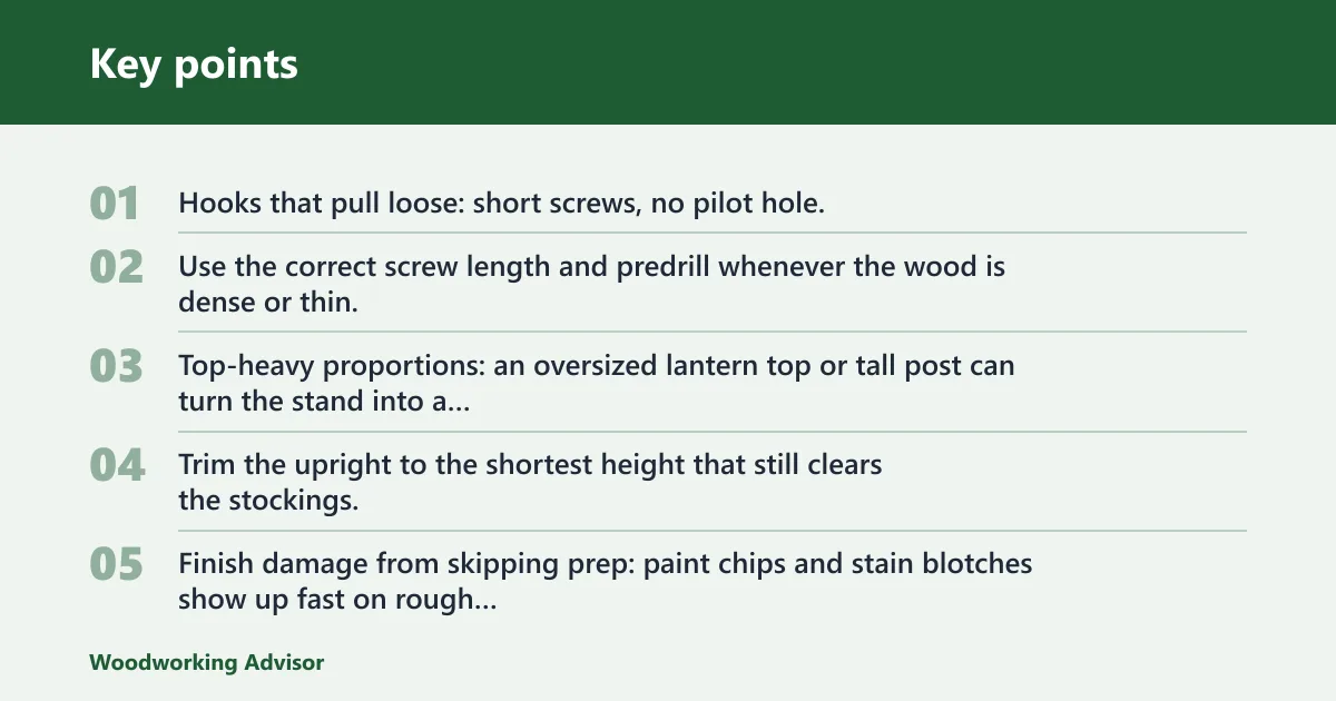 Key points: Common mistakes
