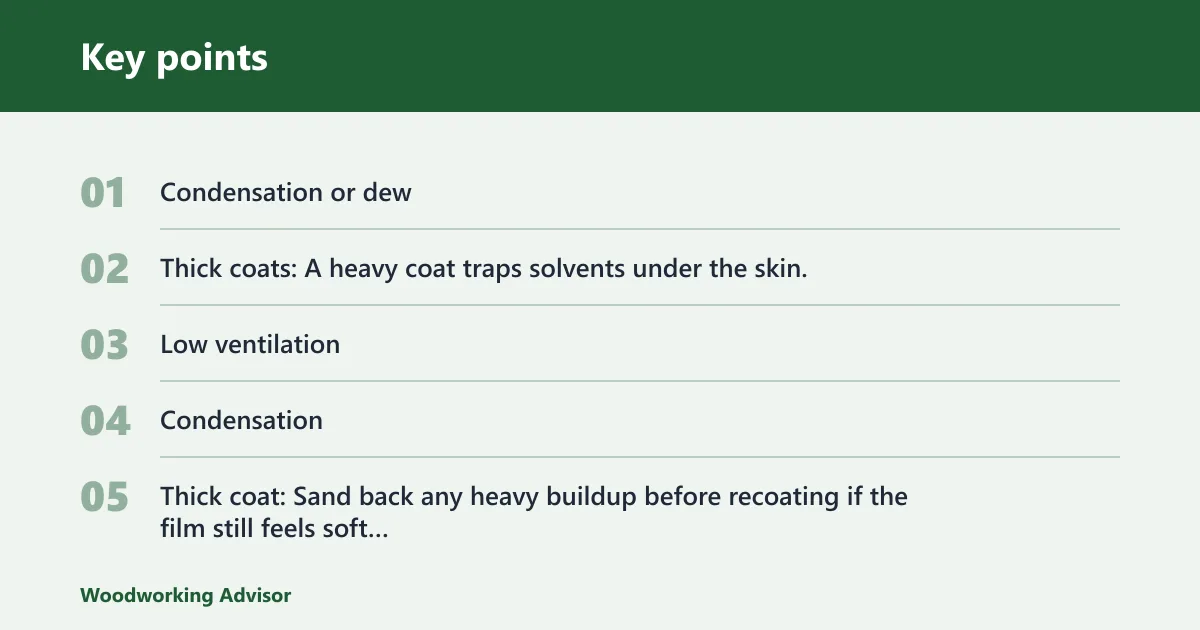 Key points: Common mistakes