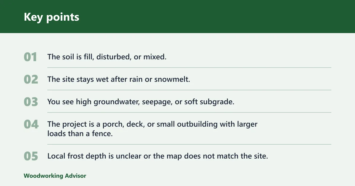 Key points: When to call the building department or an engineer