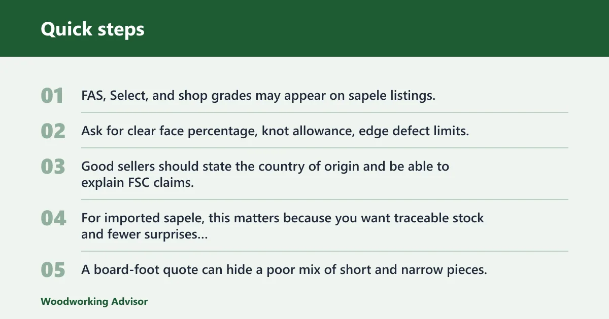 Quick steps: How can you check quality before buying?