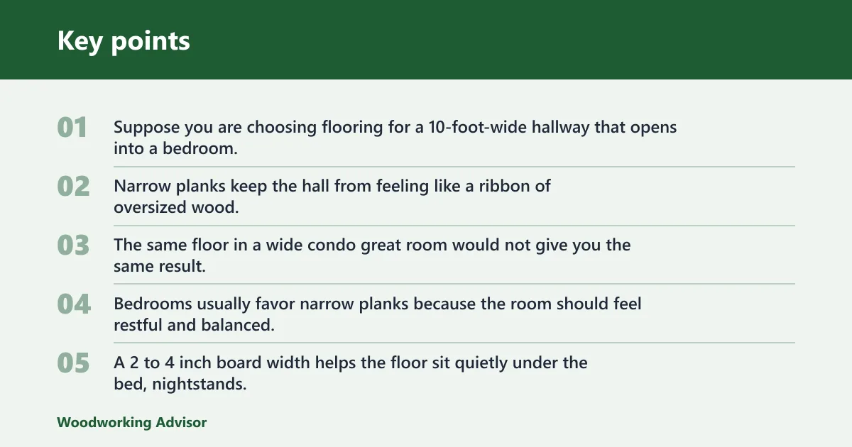 Key points: Small-space plank matrix