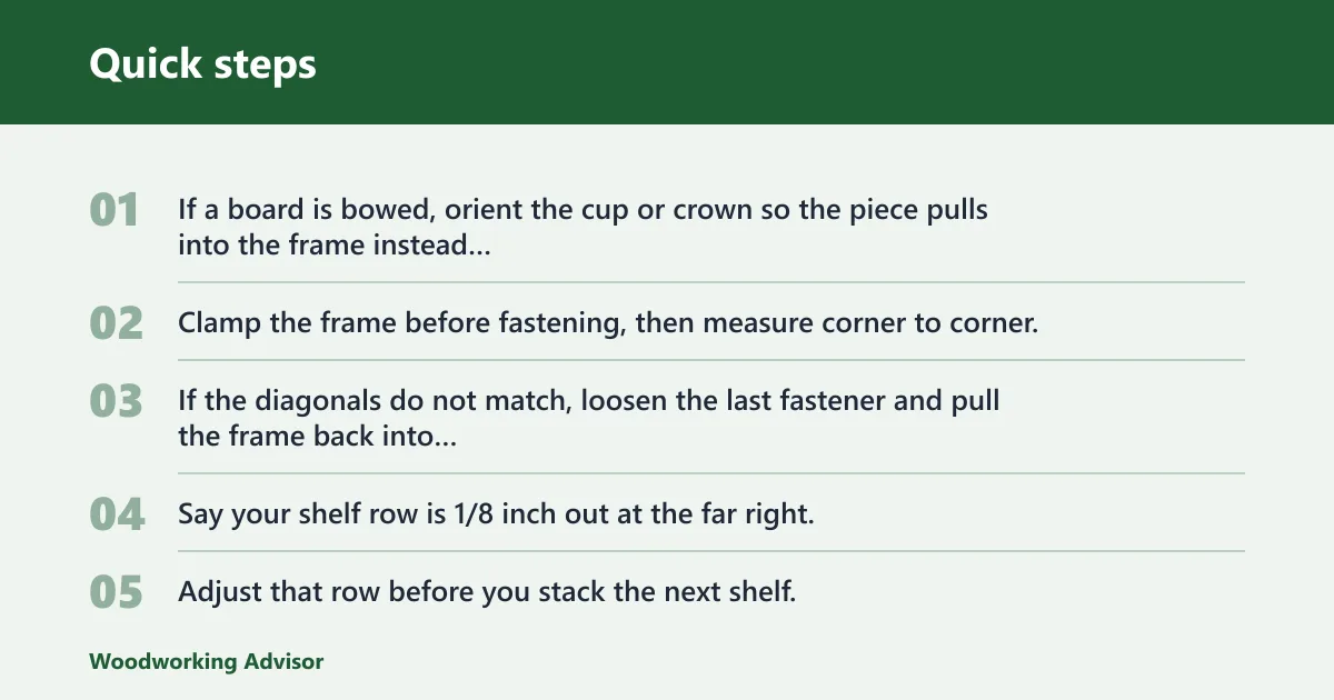 Quick steps: Common mistakes and fixes