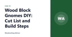 Wood Block Gnomes DIY: Cut List and Build Steps