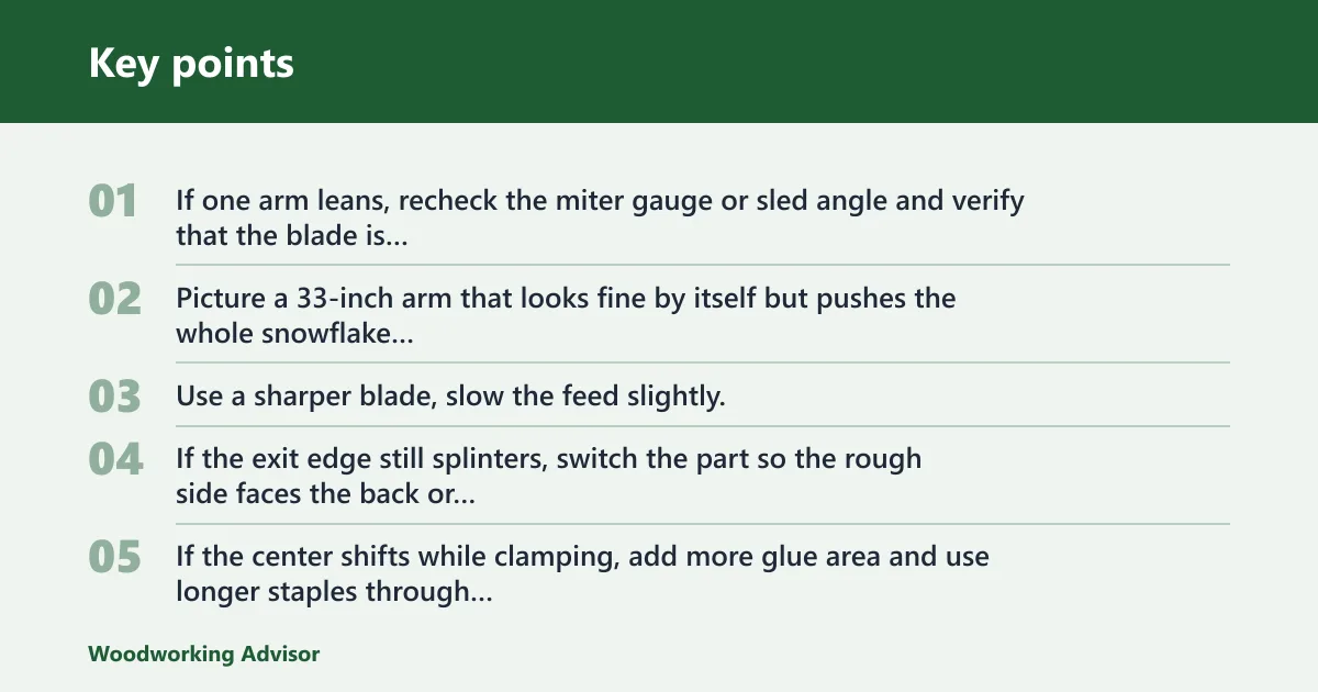 Key points: Common mistakes