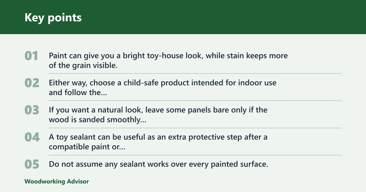 Key points: How should you finish it safely?